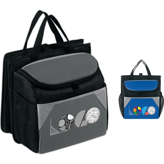 "Dietary Services: Superheroes Saving The Day With Nutrition" 12-Pack Cooler Plus Collapsible Trunk Cube  - FSW042